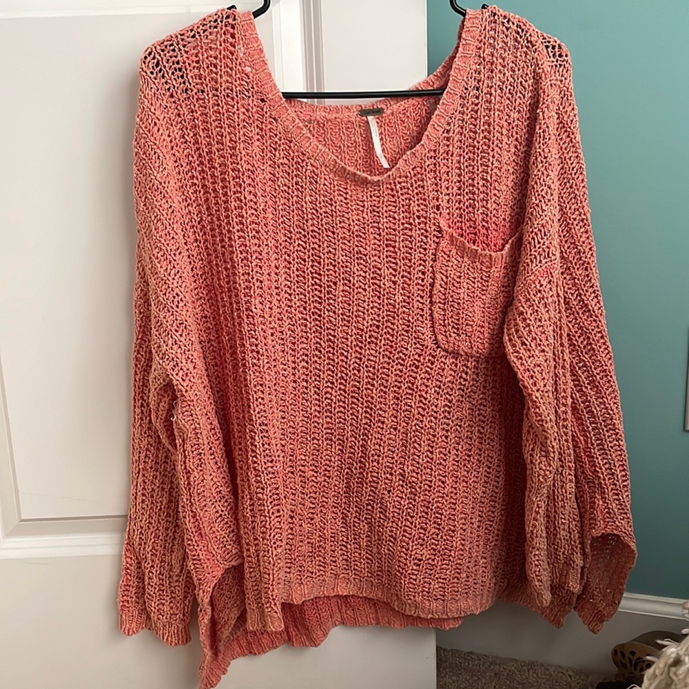 free people knit sweater size small